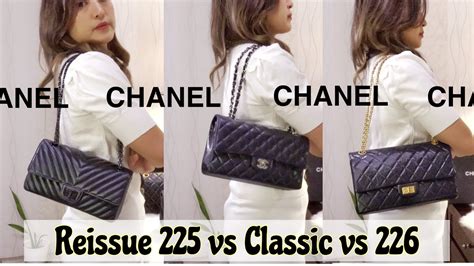 chanel reissue 225 vs classic flap